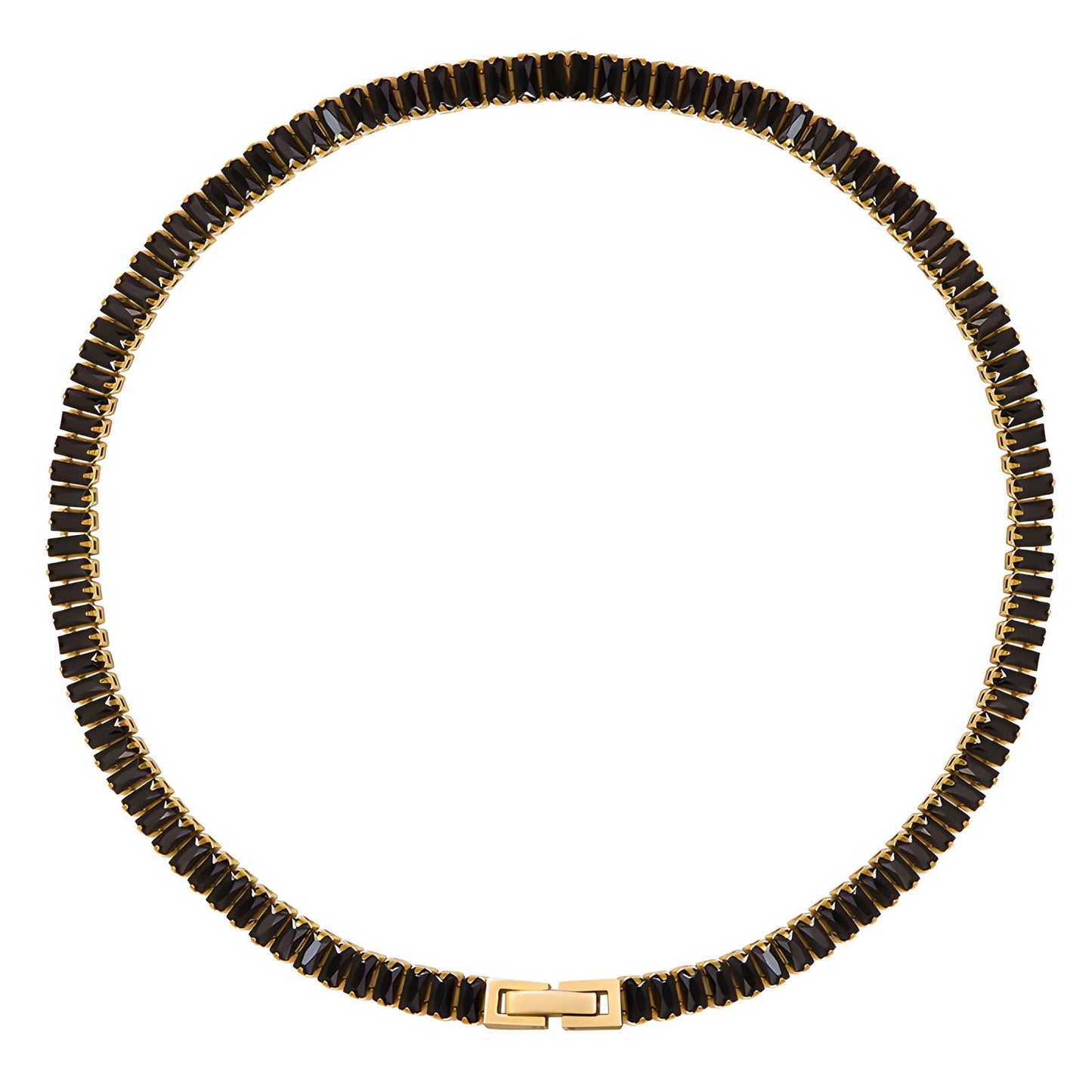 Black Tennis Necklace
