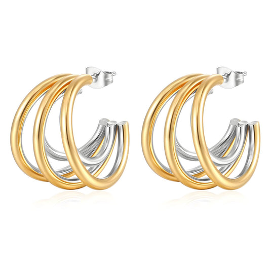 Two Tones Earrings